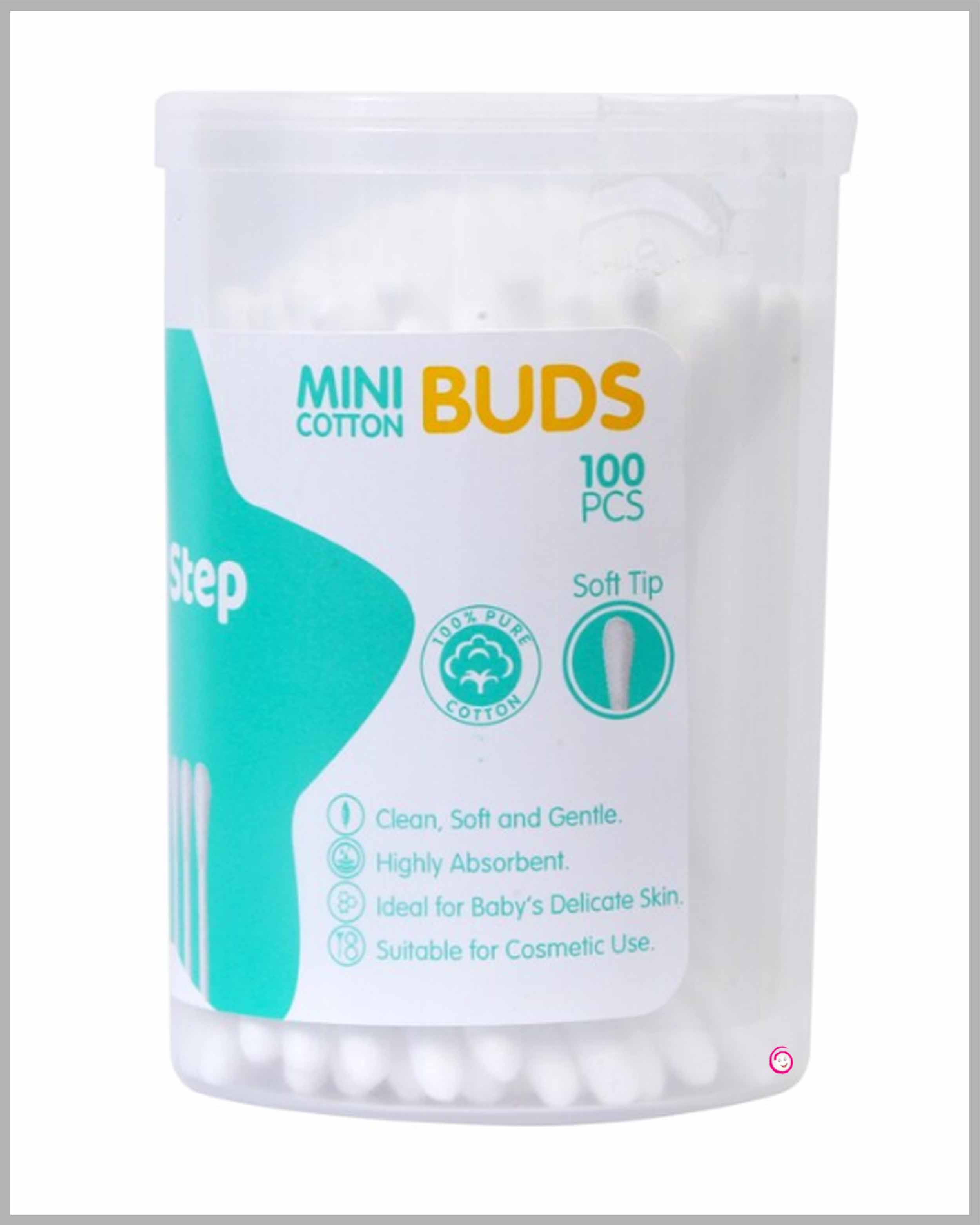 1st Step Cotton Buds Box - 100Pieces