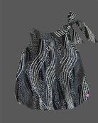 Girls Printed One Shoulder Top with Tie Knot Detail for Western Wear