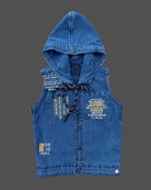 Boys hooded neck with shirt -Royal Blue