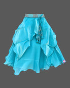 girls organza tiered lehenga choli for traditional weddings and festive celebrations