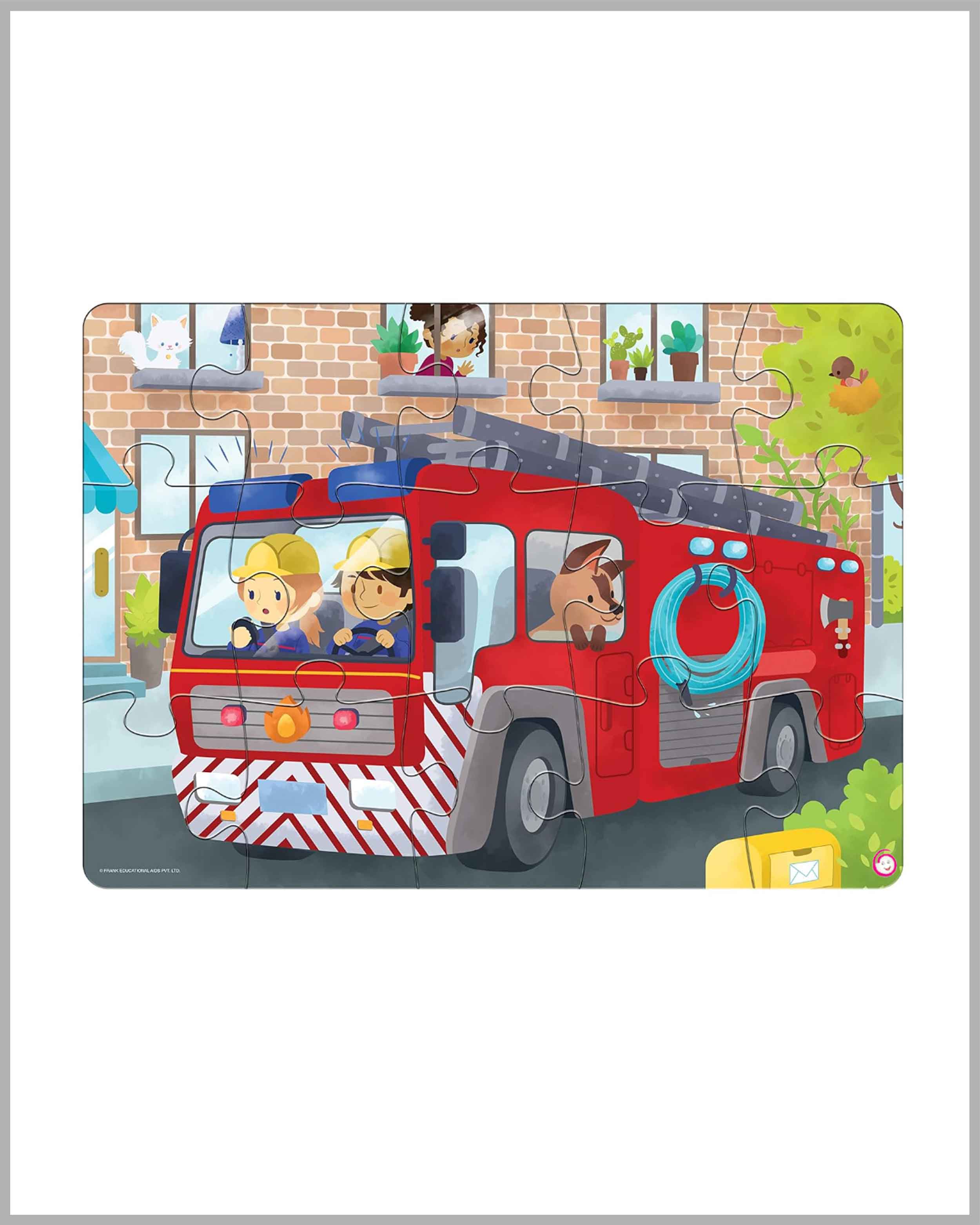 Frank Fire Engine 15 Pieces Floor Puzzle