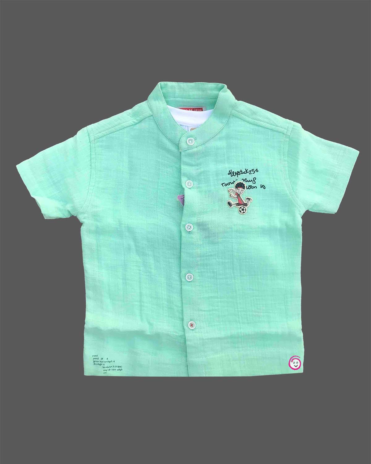 young prince cotton shirt and denim shorts set for boys casual wear