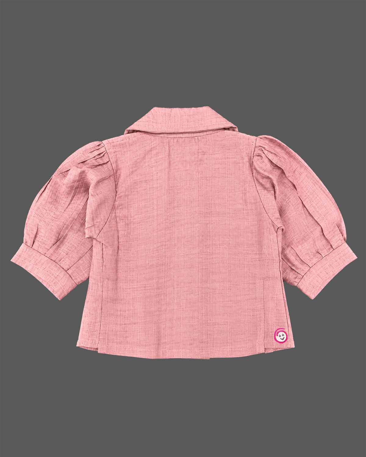 Toddler girl lace pocket with elbow sleeve for casual party wear
