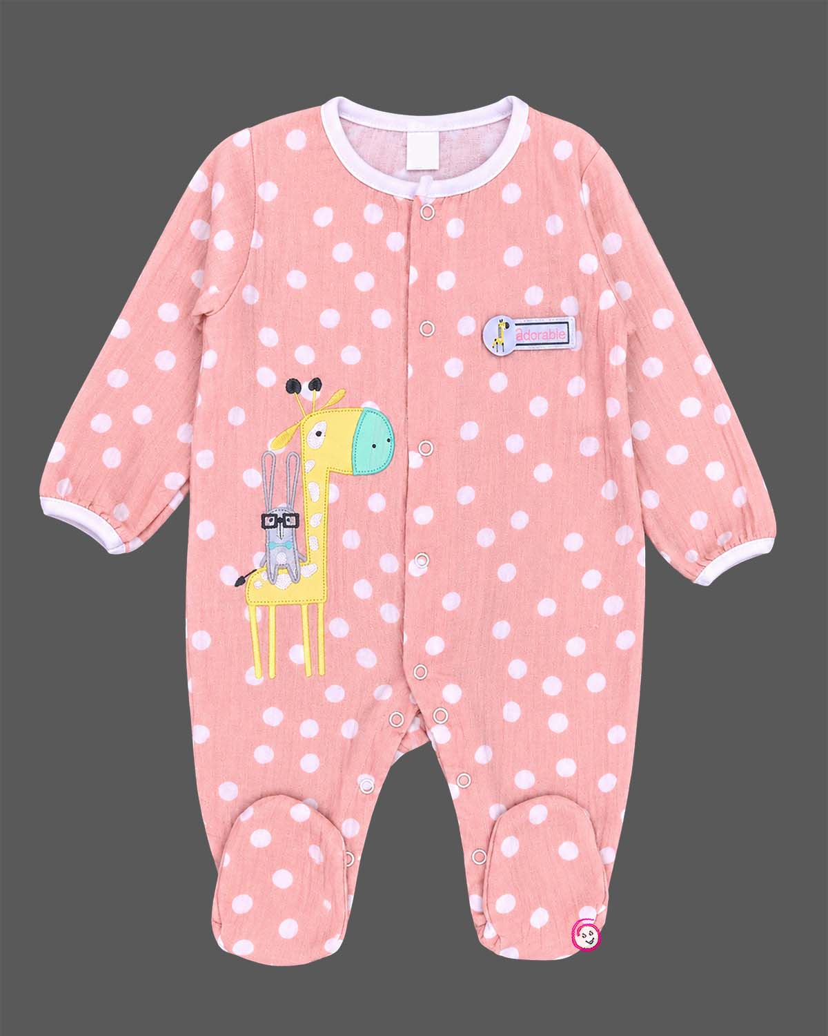 Newborn cotton footed romper baby clothes for dress for infant bedtime