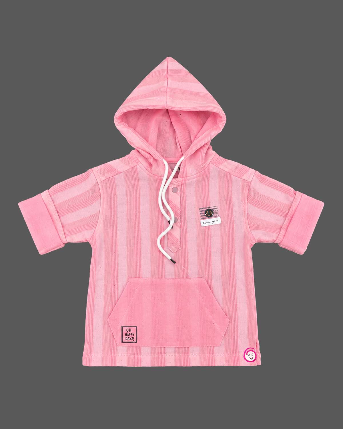 Baby party wear dress hooded pullover top and cargo trousers set for boys