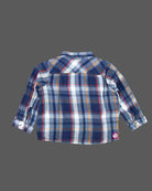 Infant checked cotton shirt full sleeves button down for casual gatherings and family outings