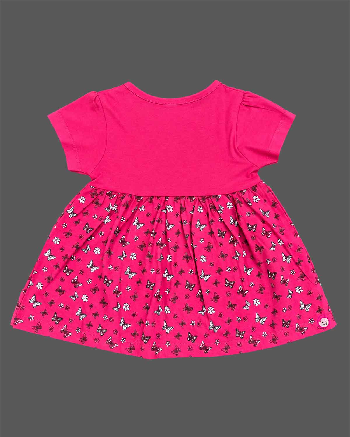 infants frock printed cotton dress for baby girl casual playdate