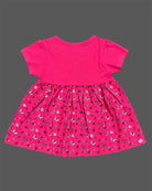 infants frock printed cotton dress for baby girl casual playdate