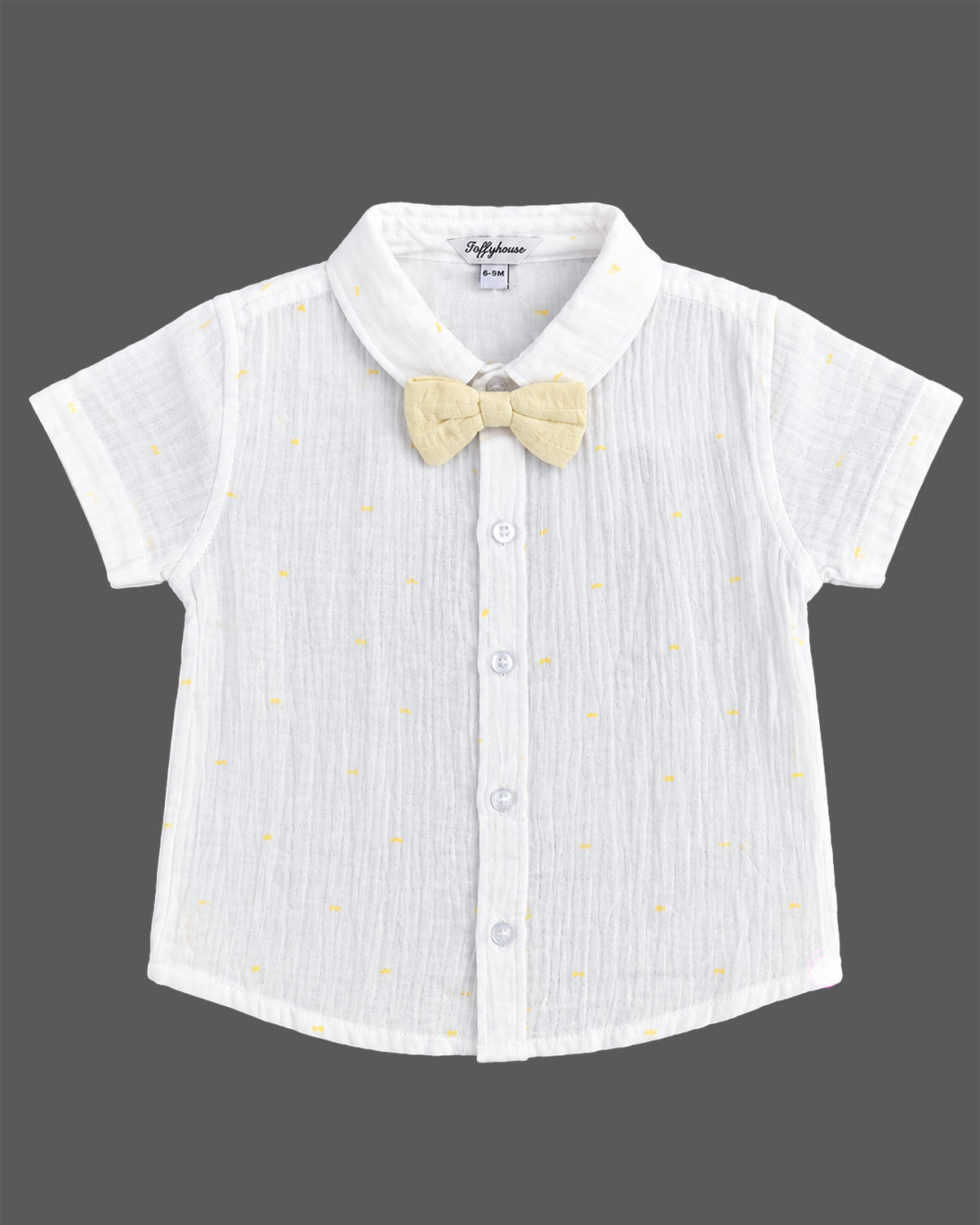 Baby boy short sleeve boys suspender set with bow tie and shorts