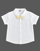 Baby boy short sleeve boys suspender set with bow tie and shorts