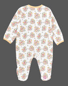 baby clothes floral bunny print footed cotton romper full sleeve jumpsuit for infants