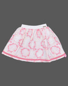 Flutter sleeve top with embroidered net skirt baby party wear dress features