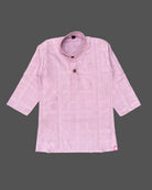 Boys full sleeve kurta with pant - Rose Pink