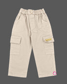 Toddler boy co-ord set featuring button-down corduroy shirt and utility cargo pants