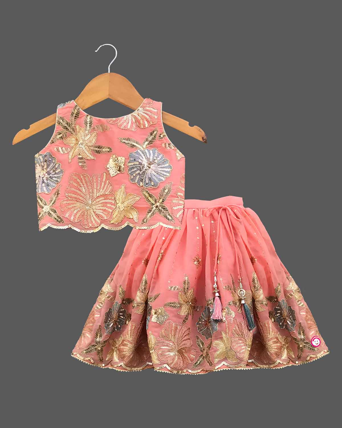 lehenga with short top