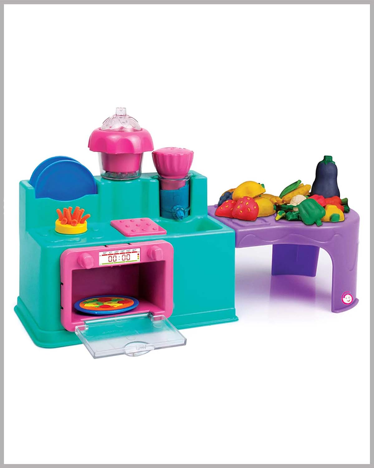 Funskool Fundough Kitchen Set, Cutting and Moulding Playset - 3Y+