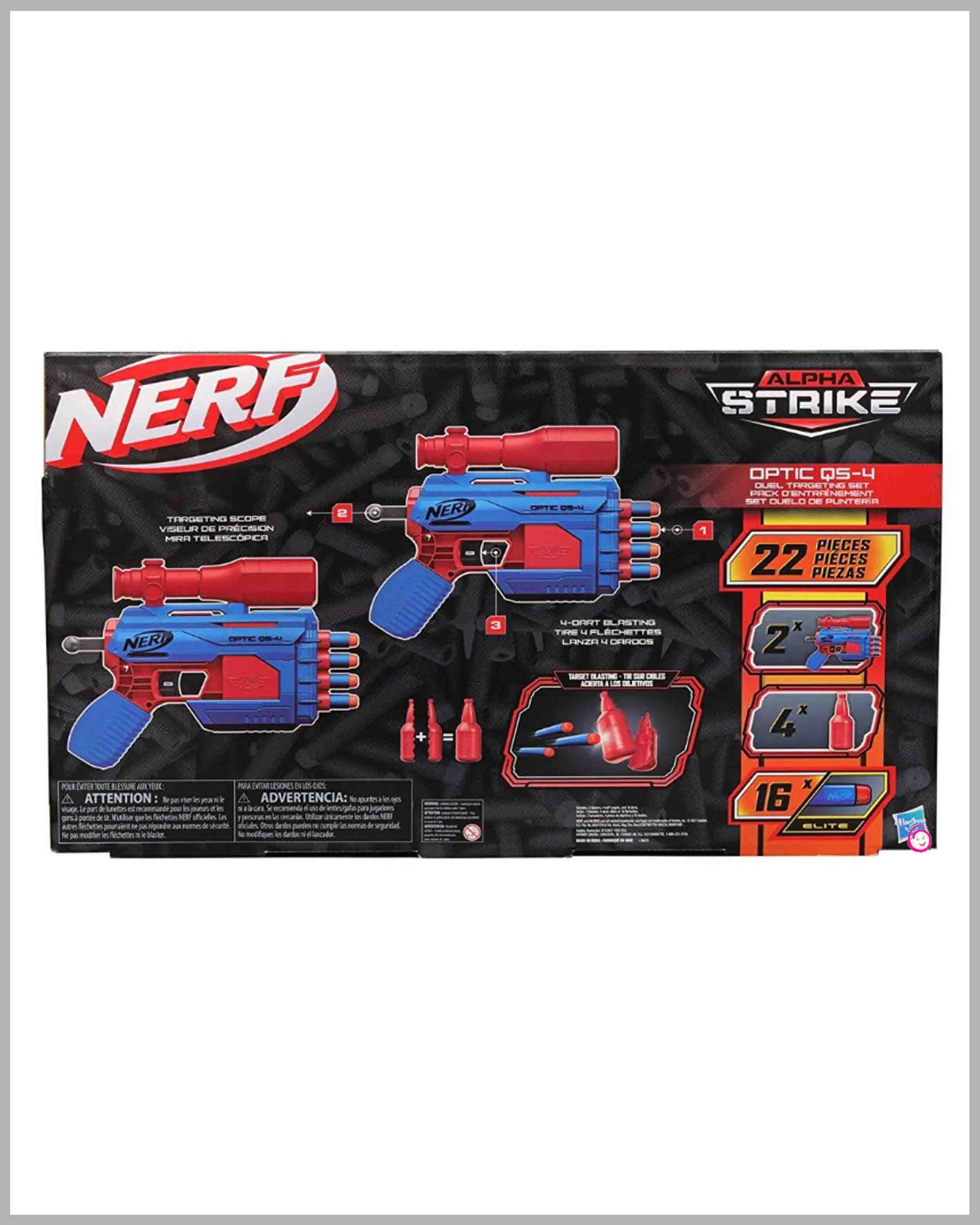 Nerf Alpha Strike Optic QS-4 Dart Gun Targeting Set – OPUS RKID