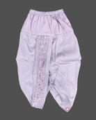 Boys collar neck with dhoti set - Lavender 