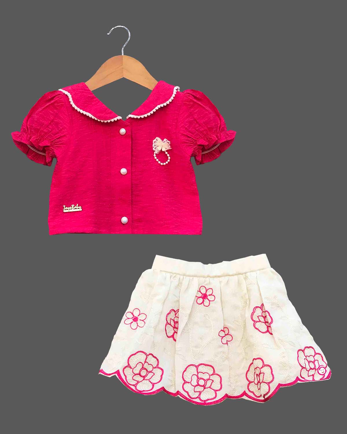 kids top & skirt