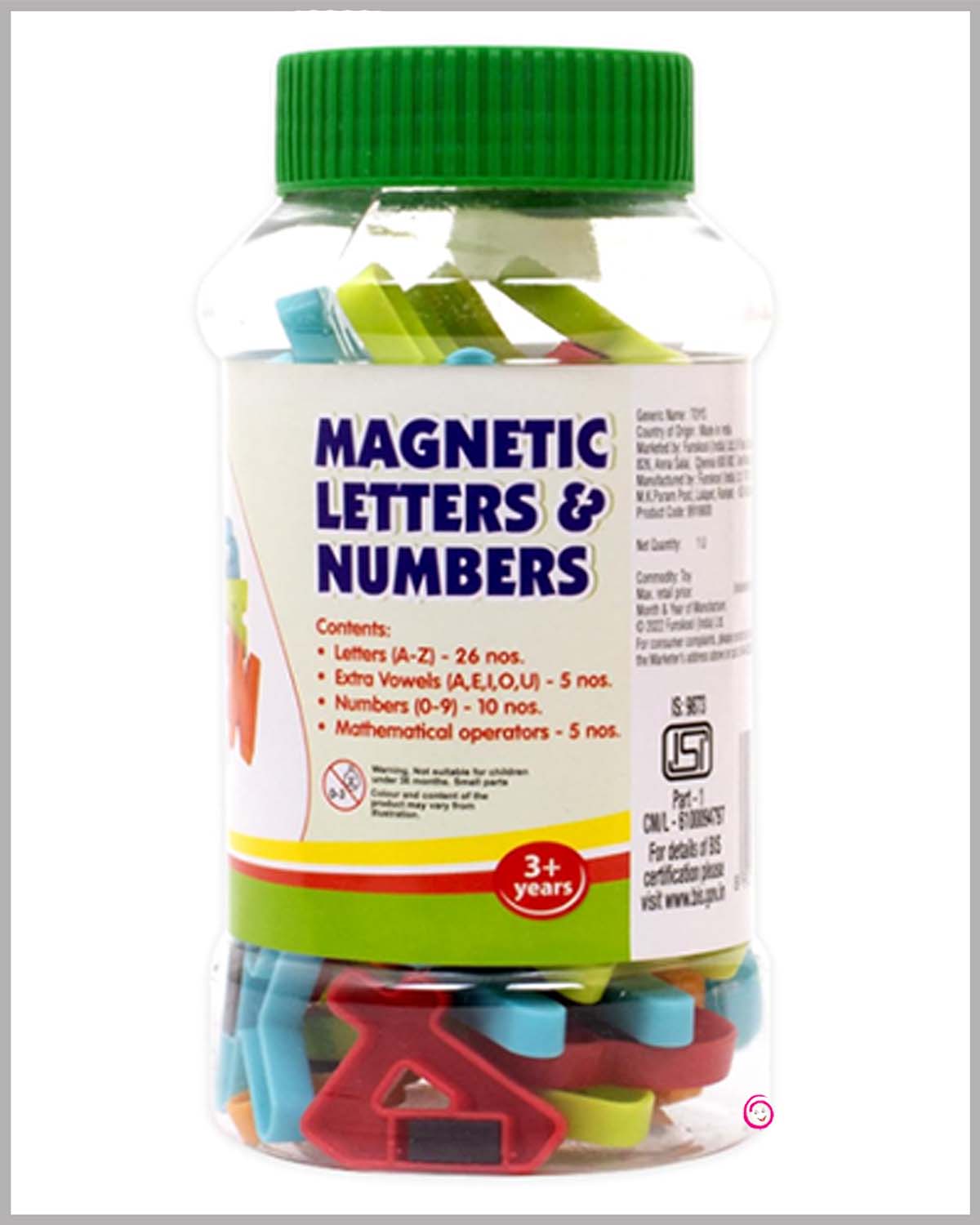 Funskool Giggles, Magnetic Letters & Numbers - 46 pcs