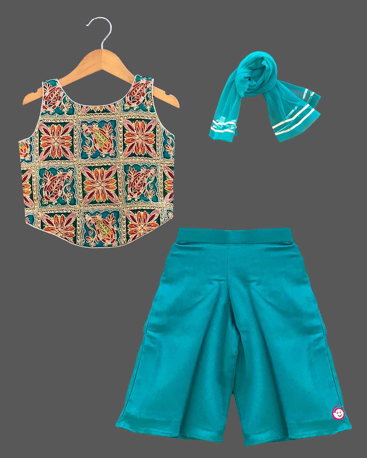 top with palazzo set