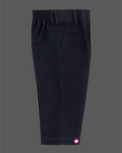 Boys blue designer tuxedo suit set featuring a shawl collar blazer with intricate gold shoulder embroidery, shirt, waistcoat, bow, and matching blue formal pant