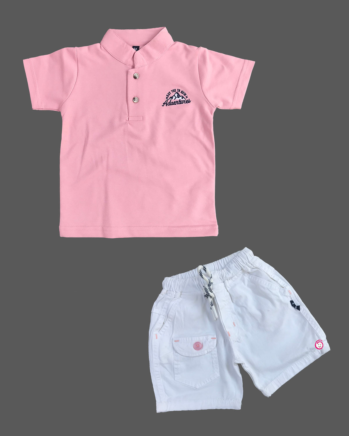 Polo t-shirt and shorts set