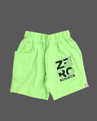 Boys monster printed tee with shorts - Royal Blue