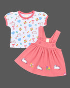 infants frock pinafore set baby clothes cotton dress for infant