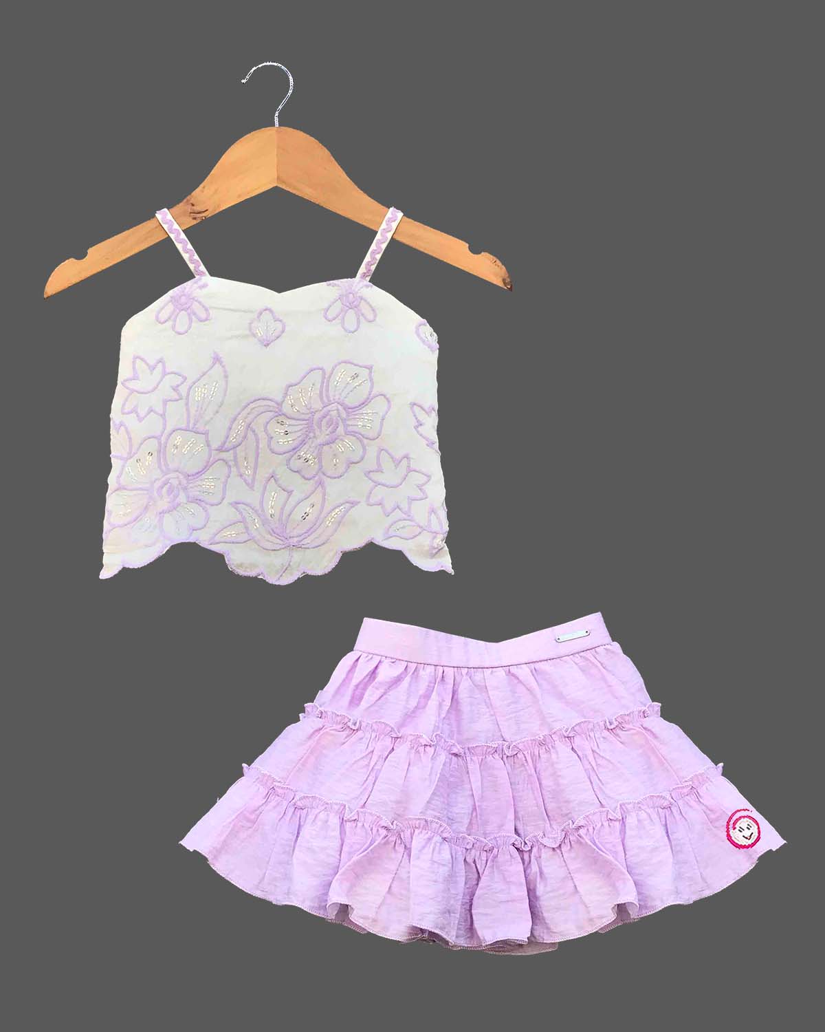 kids top & skirt