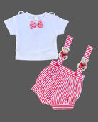 infant suspender set dress for infant baby clothes