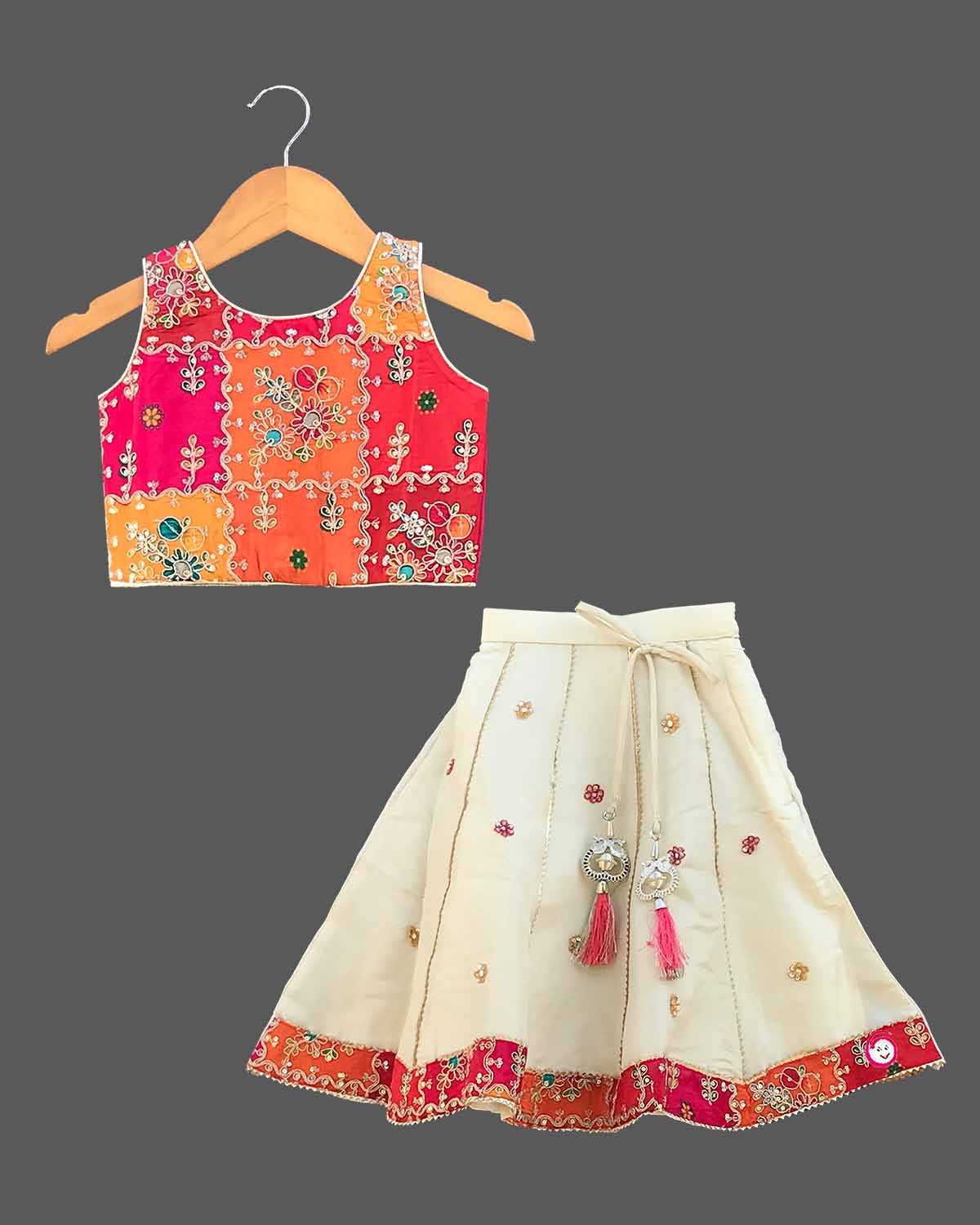 lehenga with short top