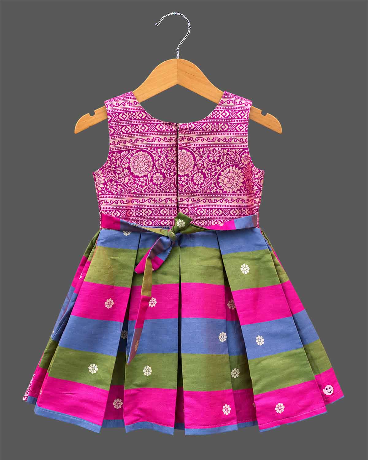 pattu pavadai frock infant ethnic wear silk cotton frock for festive celebration