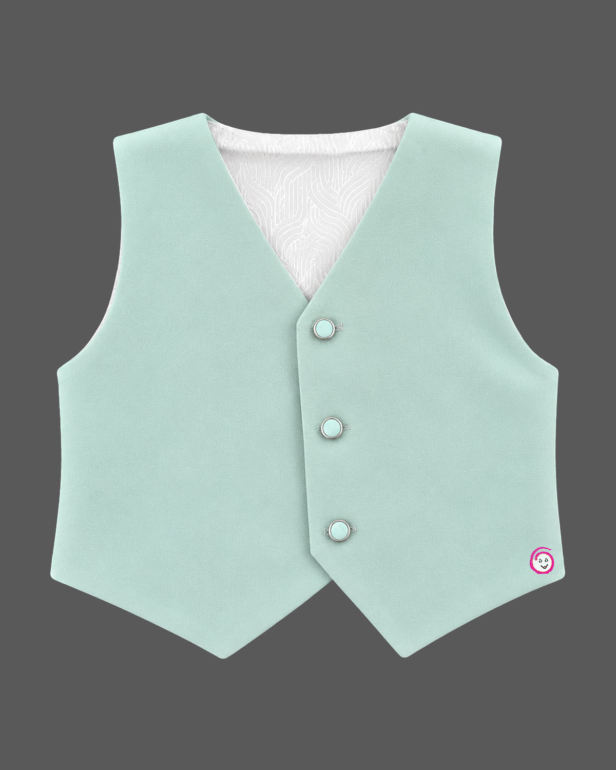 Textured blazer set with bowtie for boys, featuring party wear for boys design with soft lining.