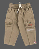 baby boy western wear embroidered shirt and cargo pant set