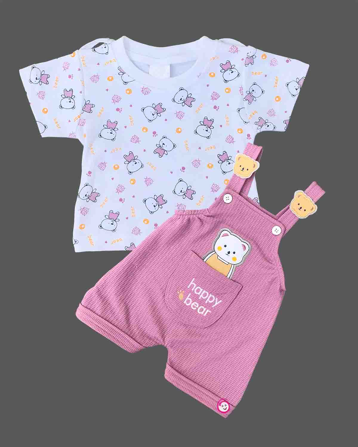 boys dungaree set
