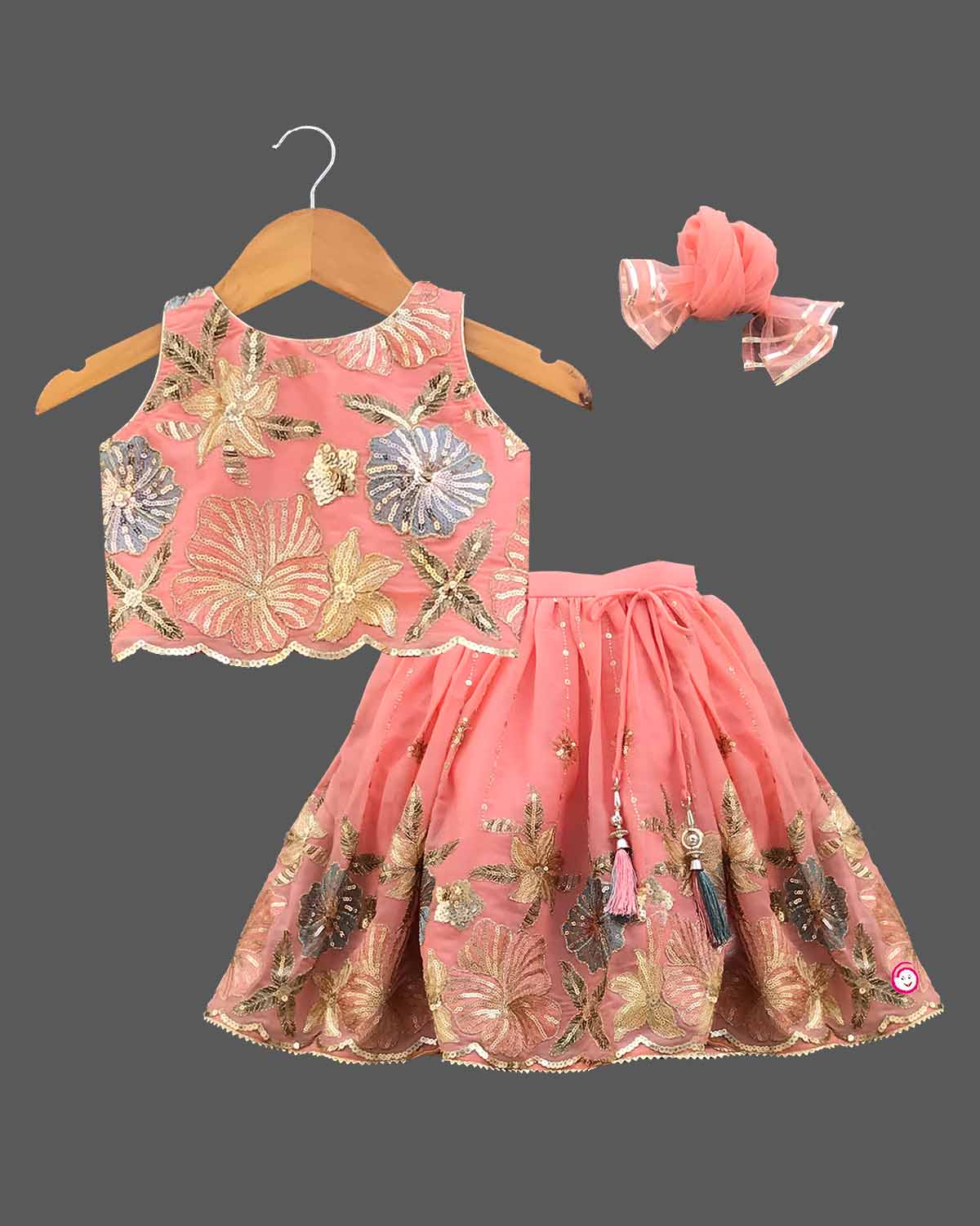 lehenga with short top