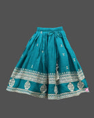 Girls printed with sequin ethnic choli - Ramar Blue