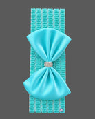 Infant net frock with front bow detail, childrens party wear dress for birthday celebration