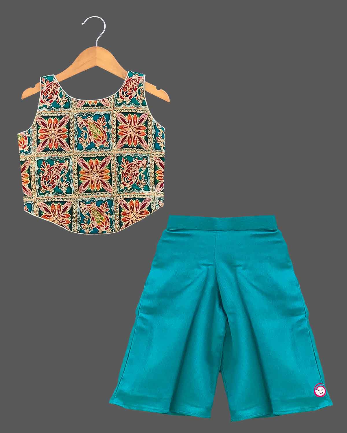 top with palazzo set