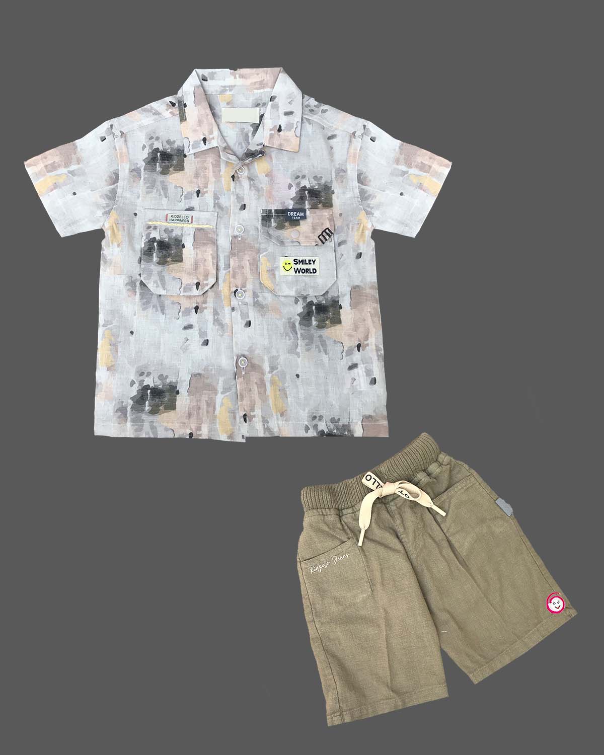 kids top and shorts