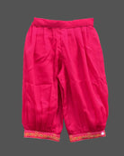 Girls attractive color with patiyala set - Dark Pink