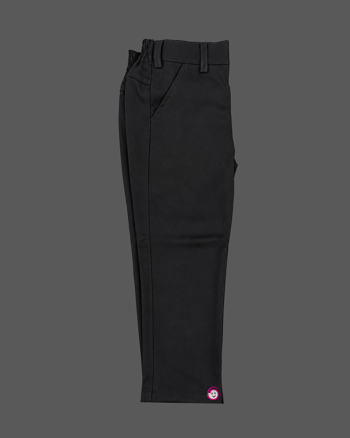 Boys textured layered waistcoat suit set with shirt, bow tie, sleeve roll-up tabs, and pant.