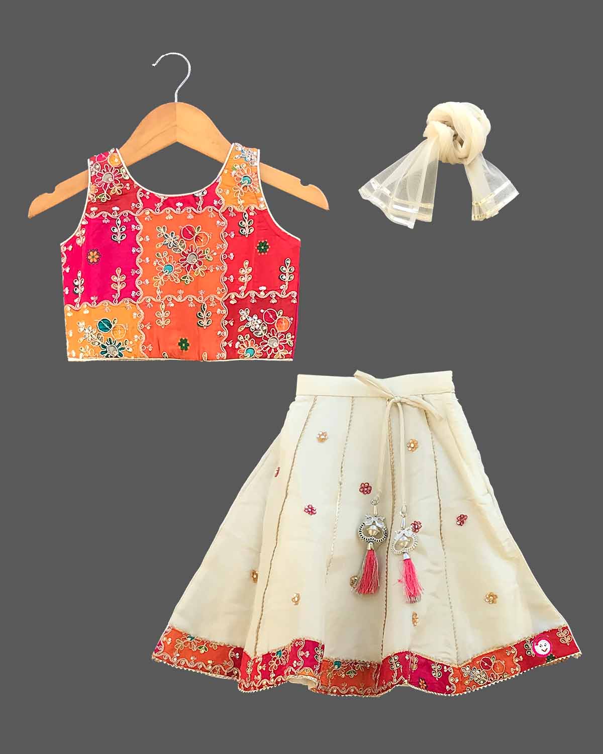 lehenga with short top