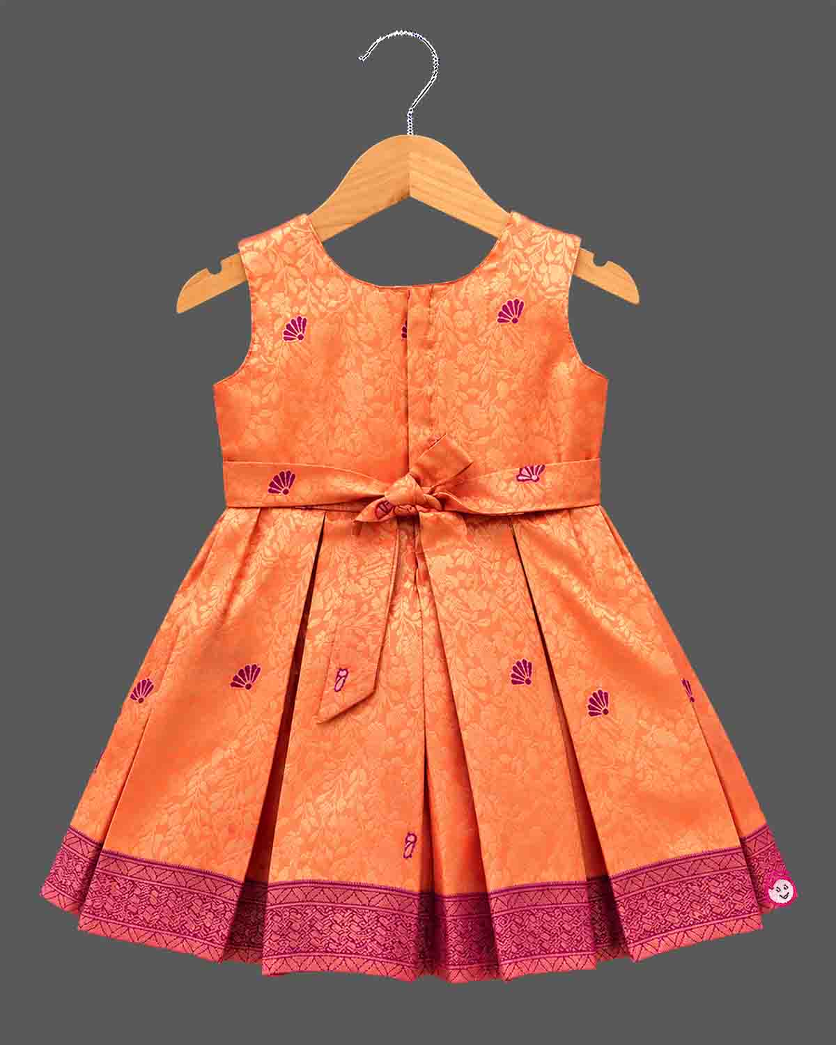 pattu pavadai frock infant ethnic wear silk cotton frock with jacket for childrens