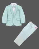 Textured blazer set with bowtie for boys, featuring party wear for boys design with soft lining.