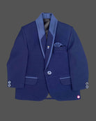 Boys elegant party wear formal suit - Royal Blue