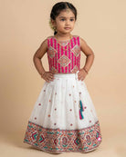 crop top and lehenga