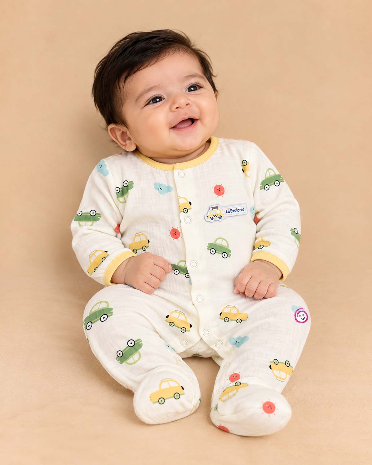dress for infant baby clothes full sleeve soft cotton romper sleepsuit