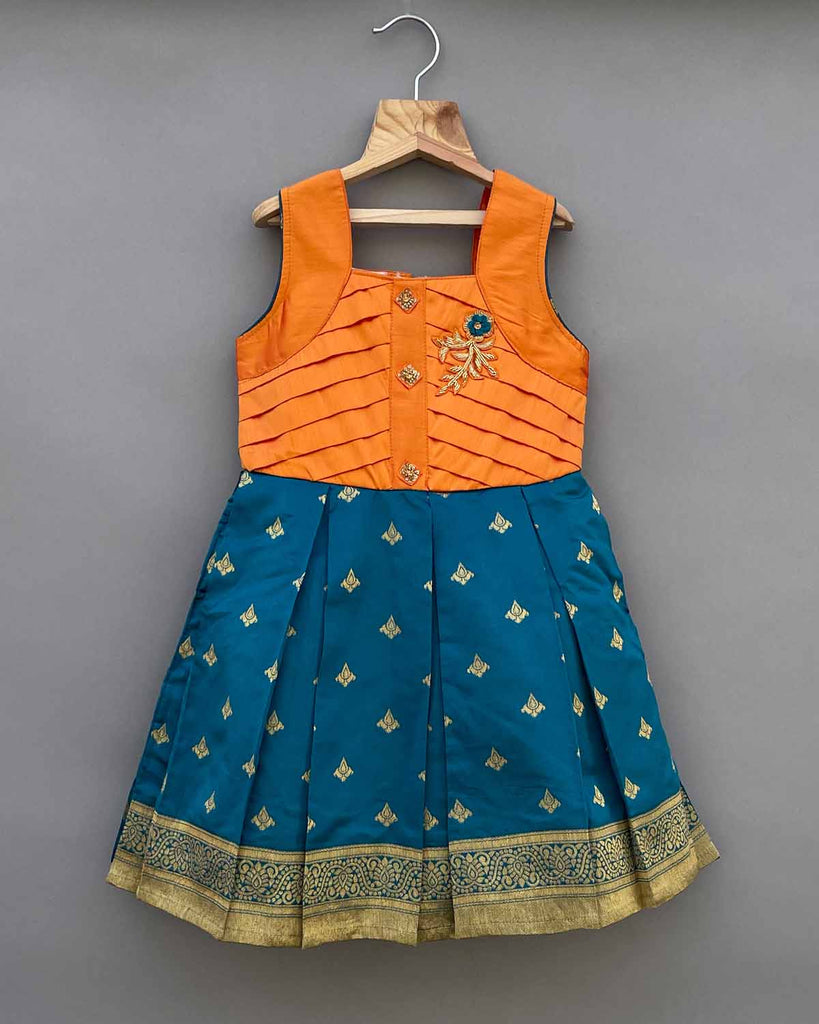 Girls embroidery frock